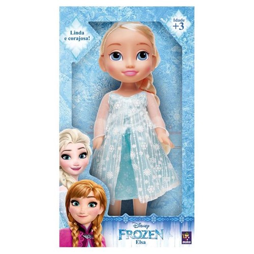 Boneca Frozen Disney 35cm - Elsa - Mimo - MIMO