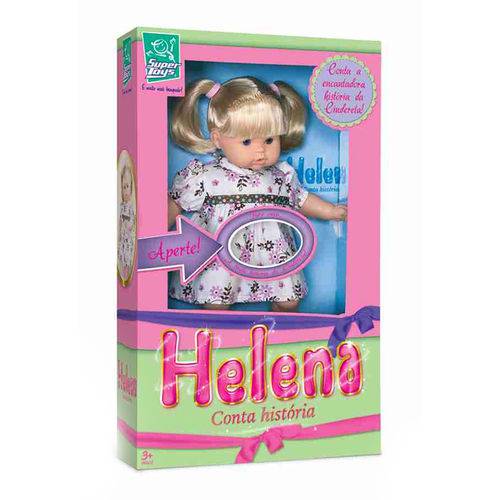 Boneca Helena Conta História - com Cabelo - Super Toys