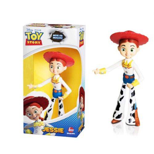 Boneca Jessie Toy Story Articulado Grow Boneco em Vinil Mexe os Braços