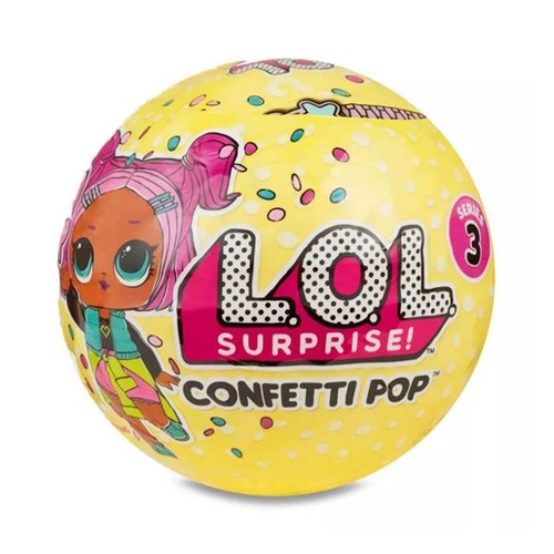 Boneca LOL Surprise Confetti 9 Surpresas Candide Sortido