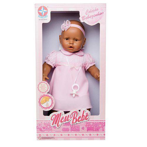 Boneca Meu Bebê Negro - Estrela