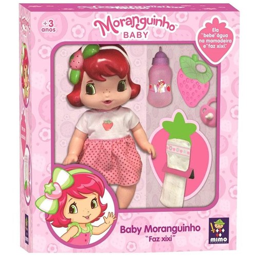 Boneca Moranguinho Baby Faz Xixi - Mimo - MIMO