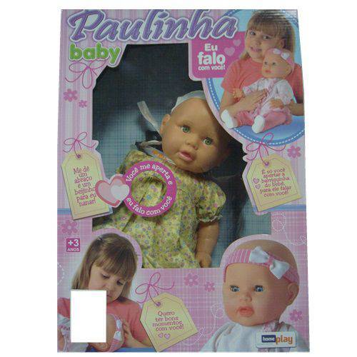 Boneca Paulinha Baby - 3079 - Homeplay