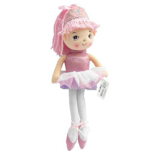 Boneca Princesa Bailarina Rosa - Buba Baby