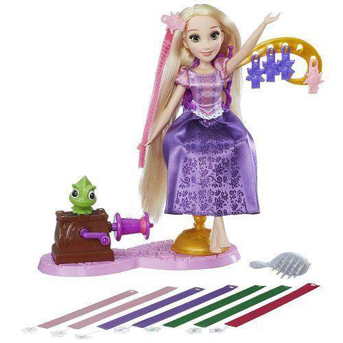 Boneca Princesas Disney Cabelos Magicos Rapunzel Hasbro B6835 11487