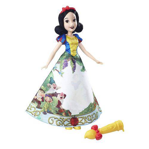 Boneca Princesas Disney - Vestido Mágico - Branca de Neve