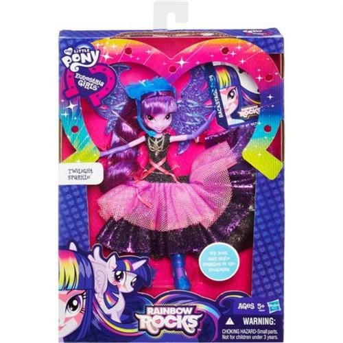 Boneca Rainbow Rocks Equestria Girls Twilight Sparkle Hasbro