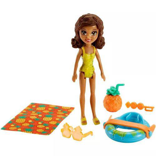 Boneca Shani Parque Aquático Polly Mattel FCH02