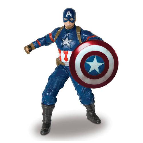Boneco Articulado - 50 Cm - Marvel - Avengers - Capitão América - Mimo