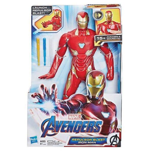 Boneco Avengers - Homem de Ferro Eletrônico - Hasbro