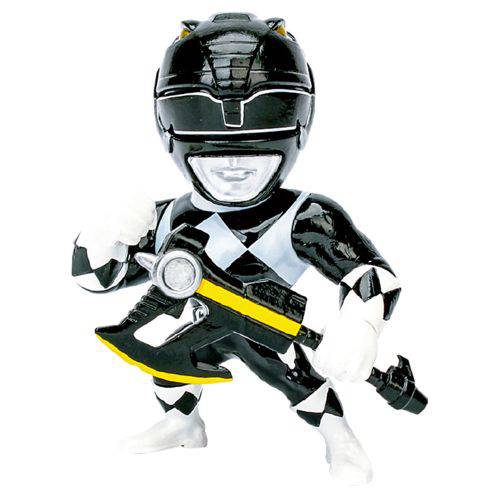 Boneco Black Ranger Power Rangers 10 Cm Metals Die Cast Jada Toys