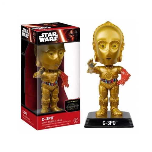 Boneco C-3PO Star Wars Bobble Head - Funko - Minimundi.com.br