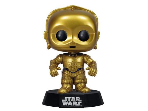 Boneco C-3PO Star Wars Pop! 13 - Funko - Minimundi.com.br