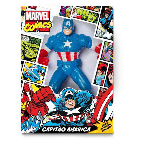 Boneco Capitão America Comics