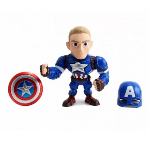 Boneco Captain America M56 Metals Die Cast Jada Minimundi.com.br