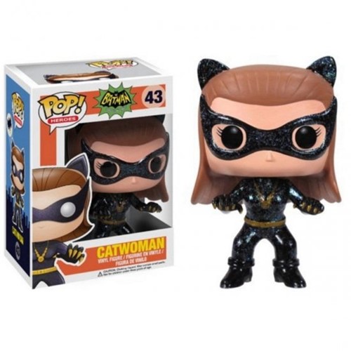 Boneco Catwoman Batman Classic Tv Series Pop! Heroes 43 Funko Minimundi.com.br