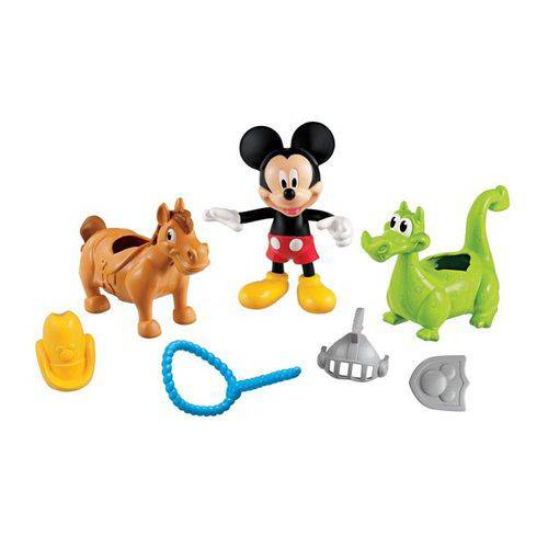 Boneco Cavalo e Dragão Aventura Animal - Mickey Mouse - Mattel
