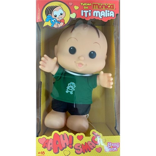 Boneco Cebolinha - Turma da Mônica Iti Malia - Baby Brink - BABY BRINK