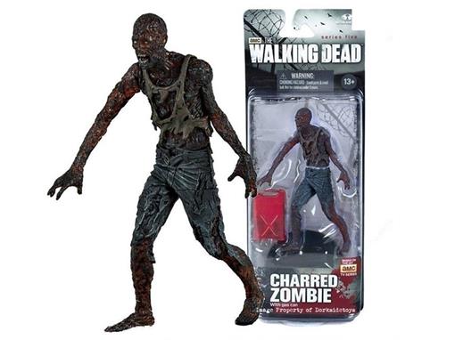 Boneco Charred Zombie - The Walking Dead - Serie 5 - McFarlane Toys 14534