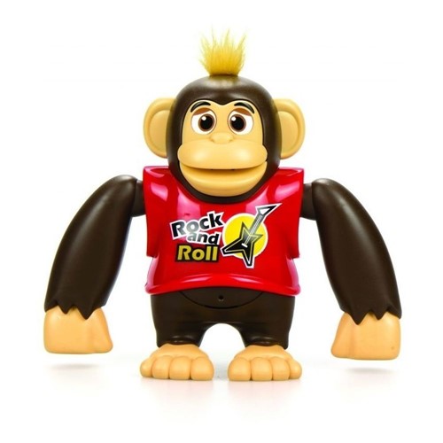 Boneco - Chimpy Macaco Dancante - Blusa Vermelha CANDIDE