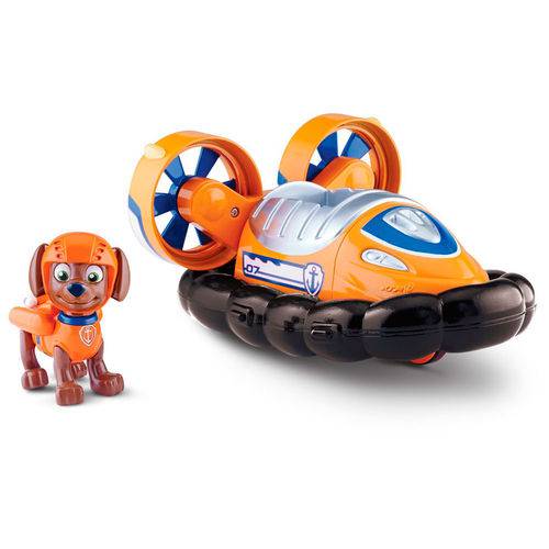Boneco com Veículo - Patrulha Canina - Zuma's Hovercraft - Sunny