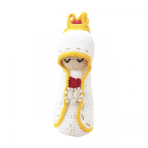 Boneco de Crochê - Nossa Senhora de Fátima