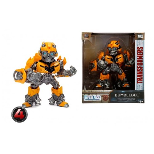 Boneco de Metal Transformers - Bumblebee 10cm - Jada Toys - Dtc - DTC