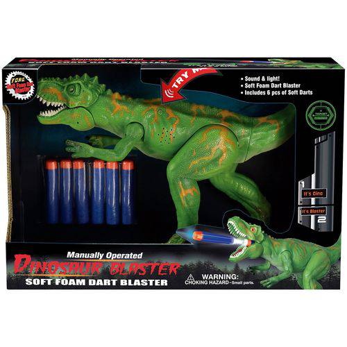 Boneco Dino Attack Verde - Multilaser