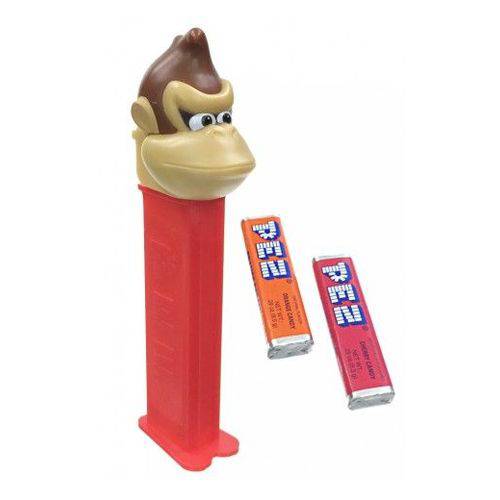 Boneco Dispenser para Balas Donkey Kong Super Mário Bros - Pez