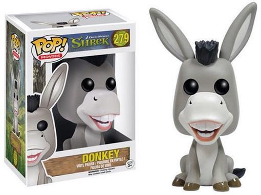 Boneco Donkey Shrek Pop Movies 279 - Funko - Minimundi.com.br