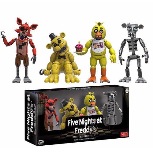 Boneco Funko Action Five Nigths Freddy Collection 4pack