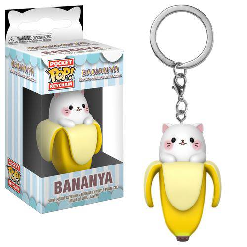 Boneco Funko Pop Keychain Bananya Bananya