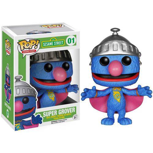Boneco Funko Pop Sesame Street Super Grover 01