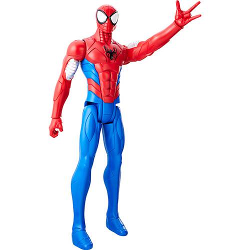 Boneco Homem-Aranha Titan Hero Web Warriors - Spider-Man En Armure Blindado B9710/C0019 - Hasbro