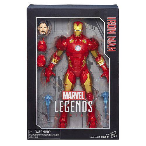 Boneco Iron Man Legend Séries Articulado B7434 Hasbro