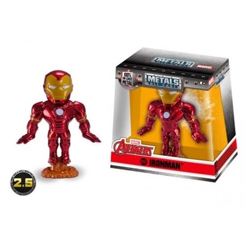 Boneco Iron Man M501 Metals D. Cast 2.5'' Jada Minimundi.com.br