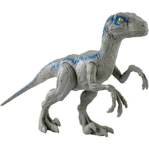 Boneco Jurassic World Figura 30' Velociraptor Blue - FMY87 - Mattel