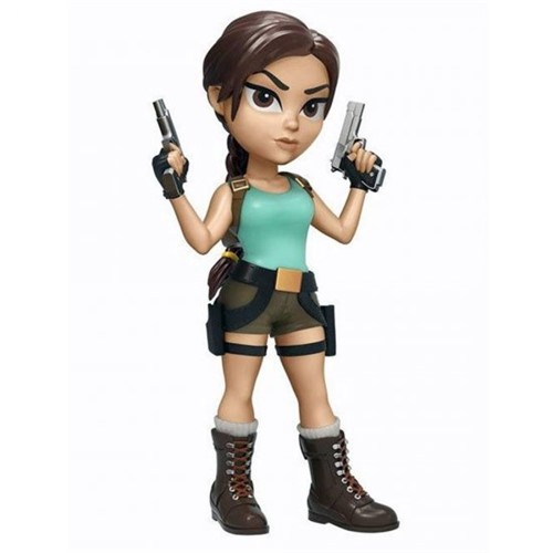 Boneco Lara Croft Rock Candy - Funko - Minimundi.com.br