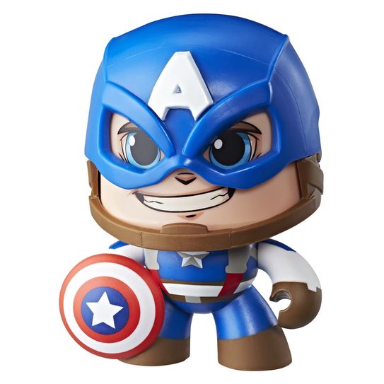 Boneco Mighty Muggs 10 Cm Marvel - Capitão América