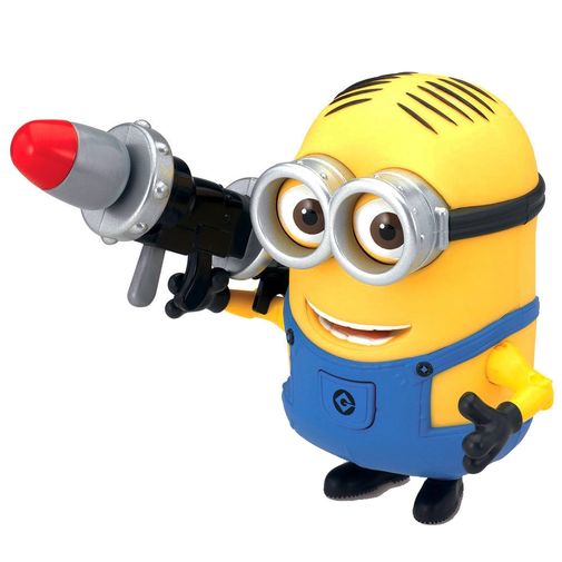 Boneco Minions - Dave Rocket Launcher - Toyng Boneco Minion Dave Rocket Launcher - Toyng