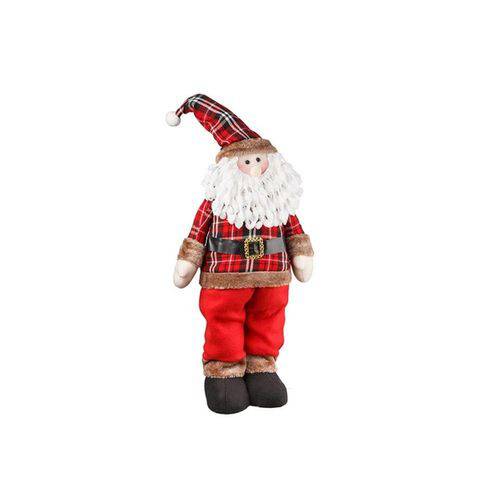 Boneco Papai Noel em Pé Country 65cm Regina