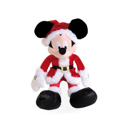 Boneco Pelúcia Mickey de Natal - Disney 30cm