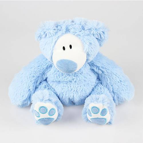 Boneco Pelúcia Urso Nik Azul