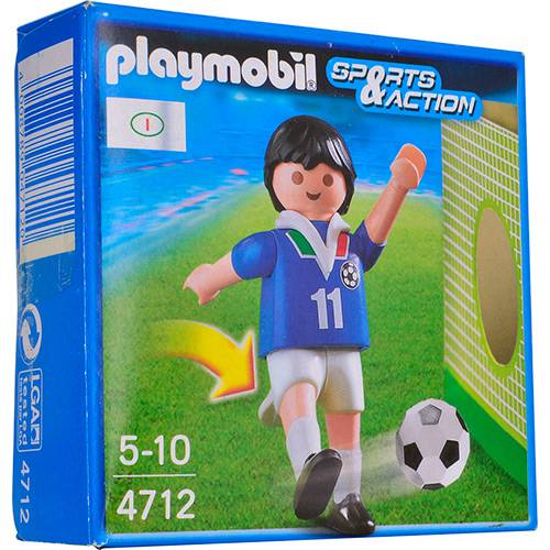 Boneco Playmobil Jogador da Seleção Itália