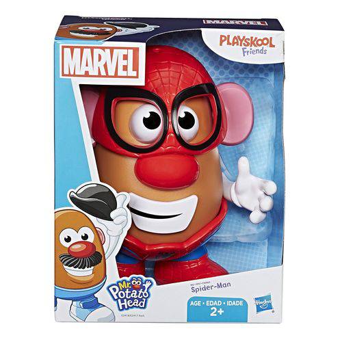 Boneco Playskool Disney Marvel Mr. Potato Head - Mr Potato Spider Man
