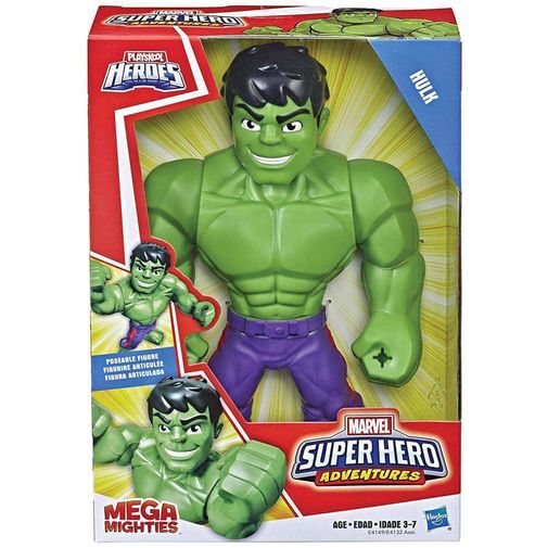 Boneco Playskool Super Hero Adventures Mega Mighties - Hulk - Hasbro