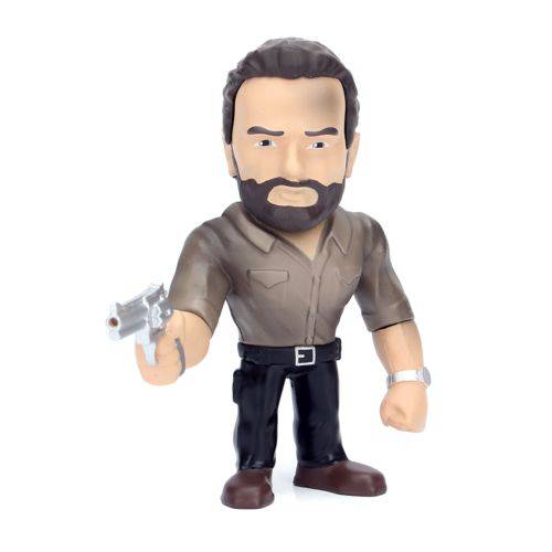 Boneco Rick Grimes The Walking Dead 10 Cm Metals Die Cast Jada Toys