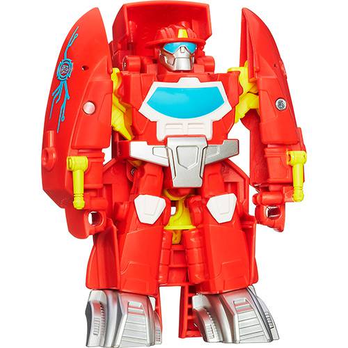 Boneco Robô Transformers Bombeiro Onda de Calor Rescue Bots Rescan - Hasbro