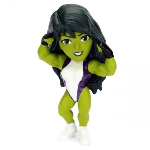 Boneco She-Hulk Marvel Metals Die Cast Jada - Minimundi.com.br