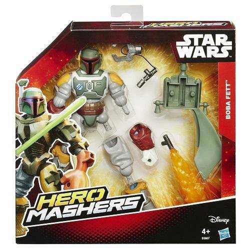 Boneco Star Wars Hero Mashers Deluxe Boba Fett Hasbro B3666 11376